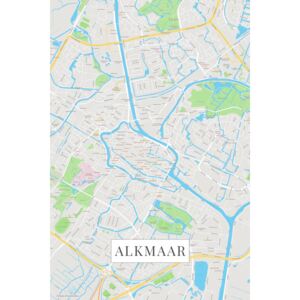 Alkmaar color Térképe