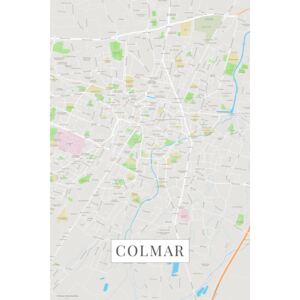 Colmar color Térképe