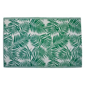 Szőtt szőnyeg, 120x180 cm, dzsungel minával, zöld - FOUILLIS