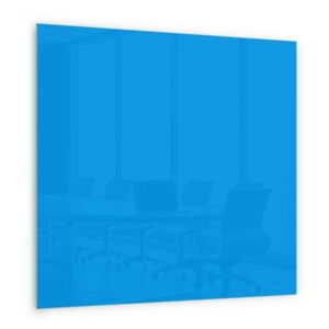 Üveg mágneses tábla Memoboard, kék, 45 x 45 cm