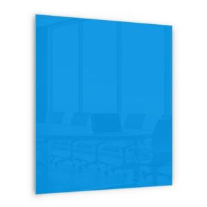 Üveg mágneses tábla Memoboard, kék, 80 x 60 cm
