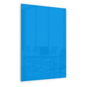 Üveg mágneses tábla Memoboard, kék, 200 x 100 cm
