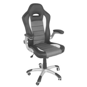 Irodai szék Hawaj Nürburg | fekete-szürke-fehér