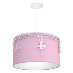 Milagro - BALETNICA PINK - függeszték lámpa - gyerekszobai rózsaszín 1XE27