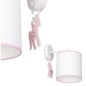 Milagro - UNI fali gyerekszobai lámpa - rózsaszín