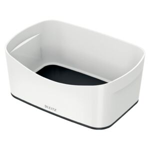 MyBox fehér-fekete asztali tárolódoboz, hossz 24,5 cm - Leitz