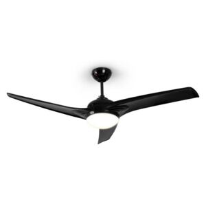 Klarstein Figo, mennyezeti ventilátor, 52" (132 cm) ø, teljesítmény: 55 W, fekete