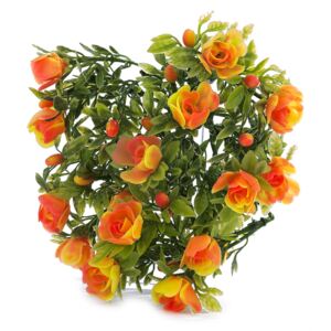 Művirág rózsa narancssárga 30 cm, HTH
