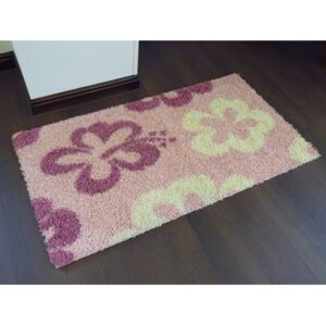 Függöny Center Shaggy szőnyeg 3 cm-es, (SG08) Rózsaszín 80x150 cm