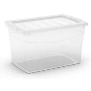 Omnibox M műanyag tárolódoboz 30L 47x30x27,5 cm átlátszó
