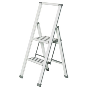 Ladder Alu fehér összecsukható létra, magasság 101 cm - Wenko