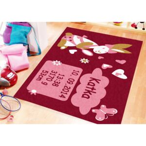 GDmats © GDmats© -Baby szőnyegek - személyre szabott gyermekszőnyegek - pink, Méretek: 70 x 100 cm, Szélszegés: szélszegéssel, Anyag: GD 550 Klasik