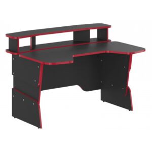 SKYLAND Skill íróasztal 7055551 - Antracit/piros