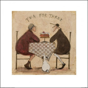 Sam Toft - Tea for Three 9 Festmény reprodukció, (40 x 40 cm)