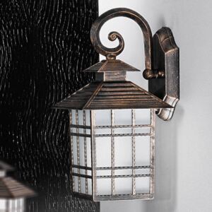 KIKO klasszikus kültéri fali lámpa, patina