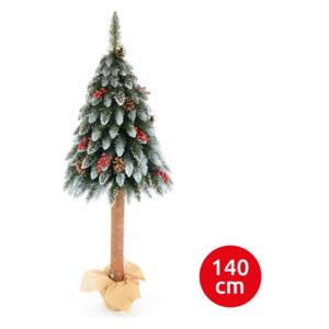 Erbis Karácsonyfa WOOD TRUNK - természetes törzs 140 cm fenyő ER0060
