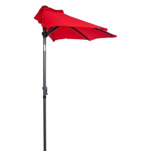 SIESTA napernyő félkör alakú piros, 94cm