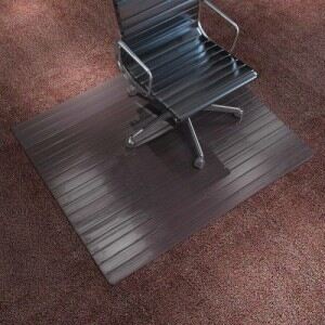 Bambusz szék alátét|padló védő alátét barna 90x120 cm