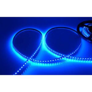 Kék SMD LED szalag 12V 3528 , beltéri 120 LED/m, 9,6W, 2 év garancia