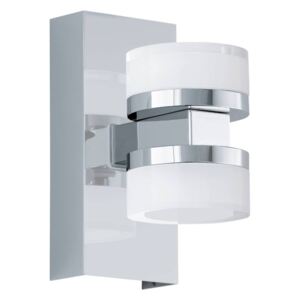 EGLO 96541 ROMENDO 1 fürdőszobai fali lámpa, króm, 2X7,2W, 1140 lm, 3000K melegfehér, beépített LED, IP44