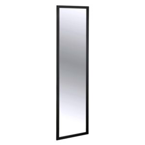 Home fekete ajtóra függeszthető tükör, magasság 120 cm - Wenko