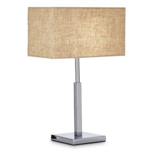 IDEAL LUX KRONPLATZ asztali lámpa G9 foglalattal, max. 40W, 24x38 cm, bézs 110875