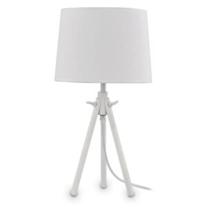 IDEAL LUX YORK asztali lámpa E27 foglalattal, max. 60W, 46 cm magas, fehér 121376