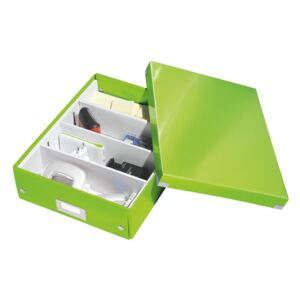 Office zöld rendszerező doboz, hossz 37 cm - Leitz