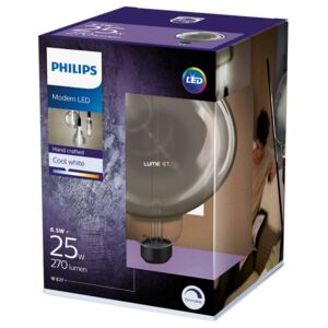 Philips E27 Vintage LED 6,5W 270lm 4000K hideg fehér G200 - 40W izzó helyett