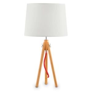 IDEAL LUX YORK asztali lámpa E27 foglalattal, max. 60W, 46 cm magas, fehér 89782