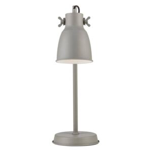 NORDLUX Adrian asztali lámpa, szürke, E27, max. 25W, 12.5cm átmérő, 48815011