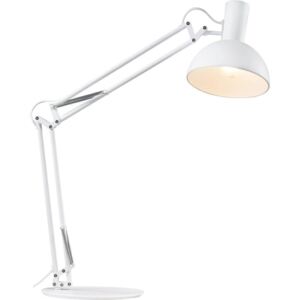 NORDLUX Arki asztali lámpa, fehér, E27, max. 60W, 20cm átmérő, 75145001