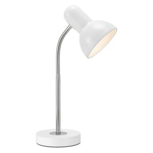 NORDLUX Texas asztali lámpa, fehér, E27, max. 60W, 12.5cm átmérő, 47615001