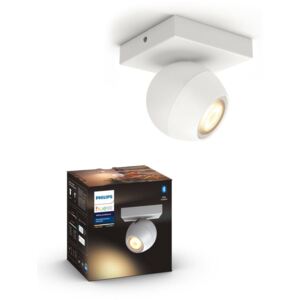 Philips Hue Buckram LED mennyezeti spotlámpa, fehér, White Ambiance, 2200K-6500K GU10, Bluetooth+Zigbee, 5047131P9