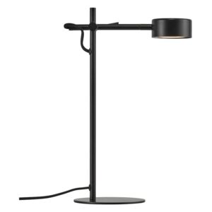 NORDLUX Clyde asztali lámpa, fekete, 2700K melegfehér, beépített LED, 5,5, 350 lm, 8.5cm átmérő, 2010835003