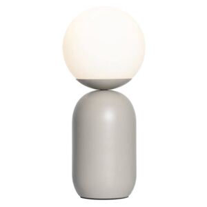NORDLUX Notti asztali lámpa, szürke, E14, max. 25W, 15cm átmérő, 2011035010