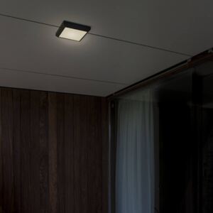 LUTEC Helena fali lámpa, szürke, 20W, beépített LED, 1500 lm, LUTEC-5102101118
