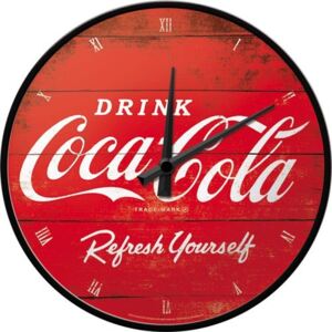 Nostalgic Art Retró óra – Coca-Cola (piros logo)