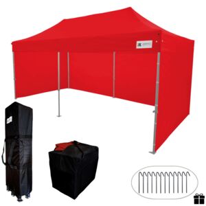 Pavilon sátor 3x6m - Piros