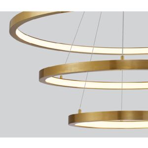 Nova Luce EMPATIA több ágú függeszték, arany, 3000K melegfehér, beépített LED, 108W, 7560 lm, 9175108
