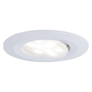 Paulmann 999.30 Calla fürdőszobai beépíthető lámpa, kerek, fényerőszabályozható, billenthető, fehér, 4000K természetes fehér, beépített LED, 560 lm, IP65