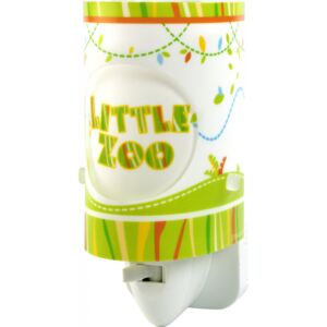 Dalber 63115 Gyereklámpa LITTLE ZOO zöld műanyag 15lm 3000K