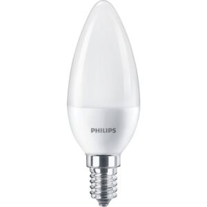 PHILIPS E14 gyertya B38 LED fényforrás, 6500K hidegfehér, 7W, 830 lm, CRI 80, 8718699772093