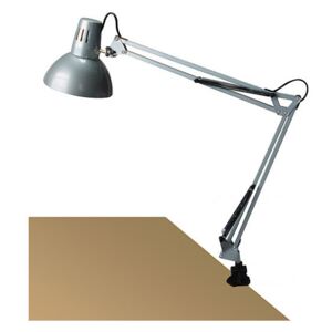 Rábalux 4216 Csiptetős asztali lámpa Arno ezüst fém E27 1x MAX 60W IP20