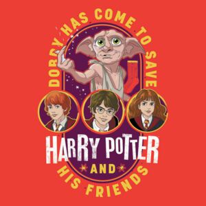 Művészi plakát Harry Potter - Dobby has come to save