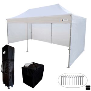 Pavilon sátor 3x6m - Fehér