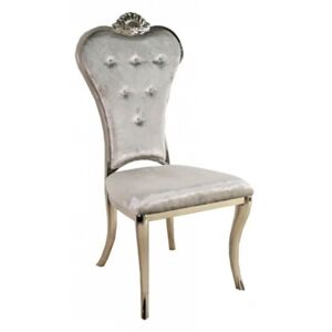 Liliana ezüst kárpitozott szék