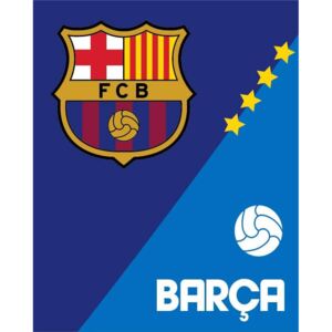 FC Barcelona vastag polár takaró kék 120x150cm