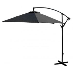 AGA EXCLUSIV Bony 300 cm függő napernyő - Sötét szürke