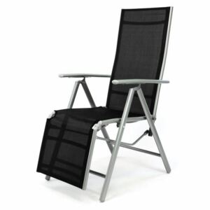 Kerti szék összecsukható RELAX - fekete
